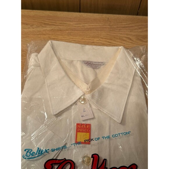 Vintage NWT Beltex Workwear Sanforized Collared Shirt Large 16 1/2 USA - Picture 3 of 8
